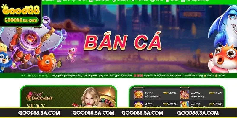 Các game bắn cá luôn thu hút